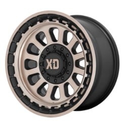 XD Series XD856 Omega 17x9 5x127/5x139.7 -12 ET 78.1 CB Satin Black With Bronze Tint