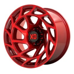 XD Series XD860 Onslaught 17x9 5x127 -12 ET 71.5 CB Candy Red