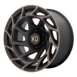 XD Series XD860 Onslaught 17x9 6x120 0 ET 66.9 CB Satin Black with Bronze Tint