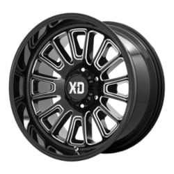 XD Series XD864 Rover 20x9 5x127 0 ET 71.5 CB Gloss Black Milled