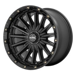 KMC KM102 Signal 17x9 5x127/5x139.7 -12 ET 78.1 CB Satin Black