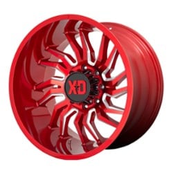 XD Series XD858 Tension 20x10 5x127 -18 ET 71.5 CB Red Milled