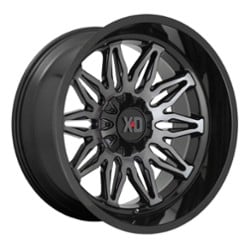 XD Series XD859 Gunner 20x10 5x127/5x139.7 -18 ET 78.1 CB Gloss Black Machined With Gray Tint