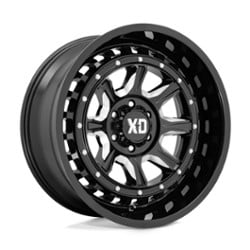 XD Series XD866 Outlander 20x10 5x127 -18 ET 71.5 CB Gloss Black Milled