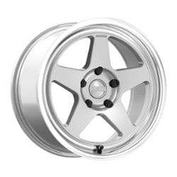 Kansei KNP 17x9 5x100 35 ET 73.1 CB Hyper Silver w/Bright Machined Lip