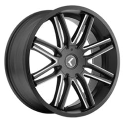 Kraze KR141 Cray 18x8 5x112/5x114.3 40 ET 73 CB Gloss Black Milled