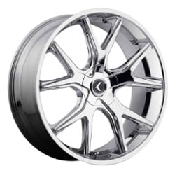 Kraze KR146 Spltz 24x9.5 5x127/5x139.7 18 ET 87 CB Chrome