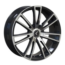 Kraze KR183 Spectra 18x8 5x108/5x114.3 40 ET 72.56 CB Gloss Black Machined