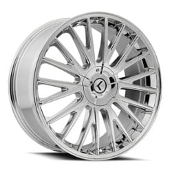 Kraze KR185 Double Down 20x8.5 5x112/5x120 38 ET 73 CB Chrome