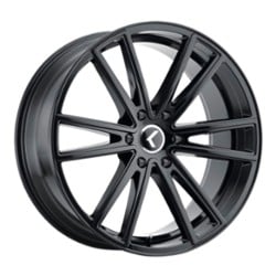 Kraze KR190 Lusso 17x8 5x108 38 ET 63.5 CB Gloss Black