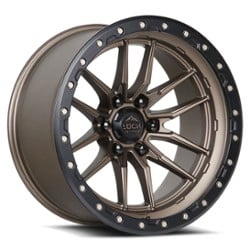 Lock Off-Road Krawler 17x9 6x139.7 1 ET 106.2 CB Matte Bronze