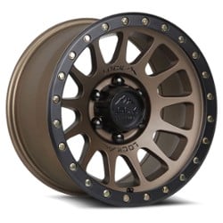 Lock Off-Road Yosemite 17x9 6x135 0 ET 87.1 CB Matte Desert Bronze w/ Matte Black Ring