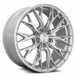 MRR GF5 18x8.5 5x112 30 ET 66.6 CB Silver Machined Face