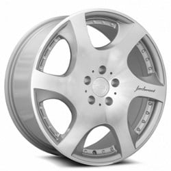 MRR VP3 19x8.5 5x112 25 ET 66.6 CB Silver Machined Face