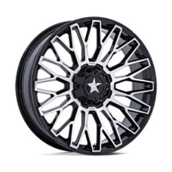 MSA Offroad M50 Clubber 14x7 4x137/4x156 10 ET 110.1 CB Gloss Black Machined