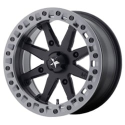 MSA Offroad M31 Lok2 14x10 4x110 0 ET 86 CB Satin Black w/Matte Gray Ring