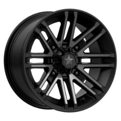 MSA Offroad M40 Rogue 14x7 4x110 10 ET 86 CB Satin Black Titanium Tint