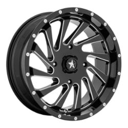 MSA Offroad M46 Blade 18x7 4x110 0 ET 86 CB Gloss Black Milled