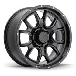 Mamba M19 16x8 6x139.7 0 ET 106.1 CB Matte Black / Drill Holes