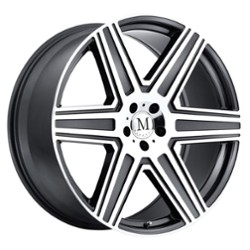 Mandrus Atlas 22x10 5x112 44 ET 66.6 CB Gunmetal W/Mirror Cut Face