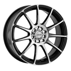 Maxxim Champ 14x6 4x100/4x114.3 38 ET 73.1 CB Machined Face / Gloss Black