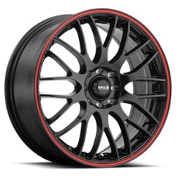 Maxxim Maze 15x6.5 4x100/4x114.3 38 ET 73.1 CB Black/Red Stripe