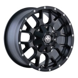 Mayhem 8015 Warrior 17x7.5 5x110/5x127 30 ET 72.56 CB Matte Black