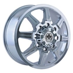 Mayhem 8101 Monstir Dually Front 20x8.25 8x170 127 ET 124.9 CB Chrome