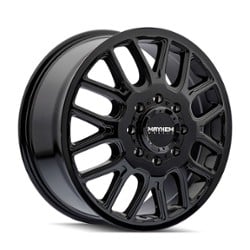 Mayhem 8107 Cogent Dually Front 17x6.5 8x200 125 ET 125.1 CB Black