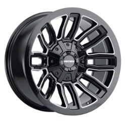 Mayhem 8108 Decoy 20x9 6x135/6x139.7 -5 ET 106 CB Gloss Black / Milled Spokes