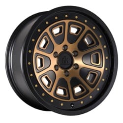 Mayhem 8301 Flat Iron 17x9 6x135 -6 ET 87.1 CB Matte Black w/Bronze Tint