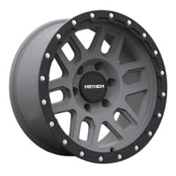 Mayhem 8304 Delta 17x9 6x139.7 -12 ET 106 CB Matte Gunmetal with Matte Black Lip