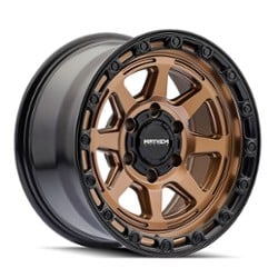 Mayhem 8306 Ridgeline 17x8.5 5x127 -6 ET 78.1 CB Satin Bronze/Black Lip