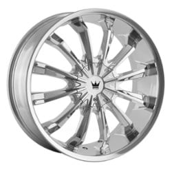 Mazzi Fusion 341 22x9.5 5x115/5x120 18 ET 74.1 CB Chrome