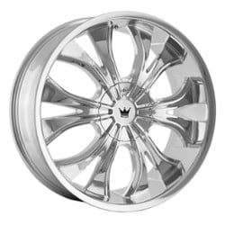 Mazzi Hustler 342 22x9.5 5x114.3/5x120 35 ET 74.1 CB Chrome