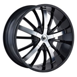 Mazzi Essence 364 20x8.5 5x112/5x120 35 ET 72.56 CB Black w/Machined Face