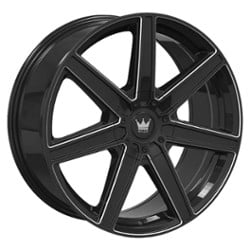 Mazzi Laguna 376 18x8 5x108/5x114.3 35 ET 72.56 CB Gloss Black/Milled