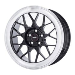 Momo Ferrara 19x8.5 5x112 35 ET 66.6 CB Gloss Black Machined