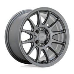 Motegi MR156 S12 15x8 4x100/4x108 28 ET 72.56 CB Gloss Gunmetal