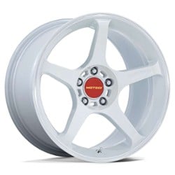 Motegi MR159 Battle V 18x8.5 5x114.3 22 ET 72.56 CB White