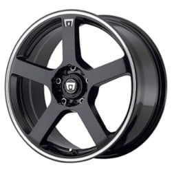 Motegi MR116 15x6.5 4x100/4x114.3 40 ET 72.56 CB Gloss Black w/Machined Flange