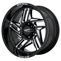 Moto Metal MO996 Ripsaw 20x10 6x135 -18 ET 87.1 CB Gloss Black/Milled