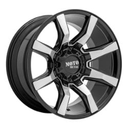 Moto Metal MO804 Spider 20x9 6x120/6x139.7 0 ET 78.1 CB Gloss Black Machined