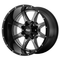 Moto Metal MO970 20x10 8x180 -24 ET 124.2 CB Gloss Gray Center w/Gloss Black Lip