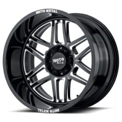 Moto Metal MO992 Folsom 20x9 6x120 18 ET 66.9 CB Gloss Black Milled