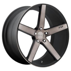 Niche Milan M134 20x8.5 5x120 35 ET 72.56 CB Black & Machined w/Double Dark Tint