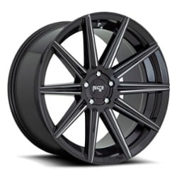 Niche Tifosi M243 20x9 5x114.3 35 ET 72.7 CB Gloss Black Milled