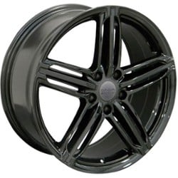 OE Replica Wheels AU12 18x8 5x112 45 ET 66.6 CB Black