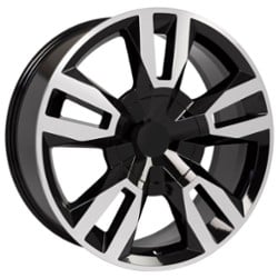 OE Replica Wheels CV40 22x9 6x139.7 24 ET 78.1 CB Black Machined