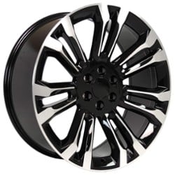 OE Replica Wheels CV43 24x10 6x139.7 24 ET 78.1 CB Black Machined